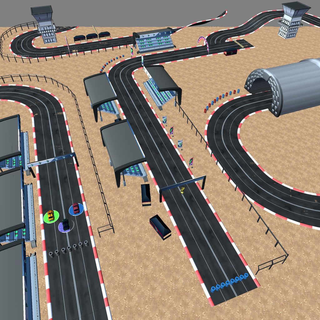 Unity Play | Blue Thunder Racing game