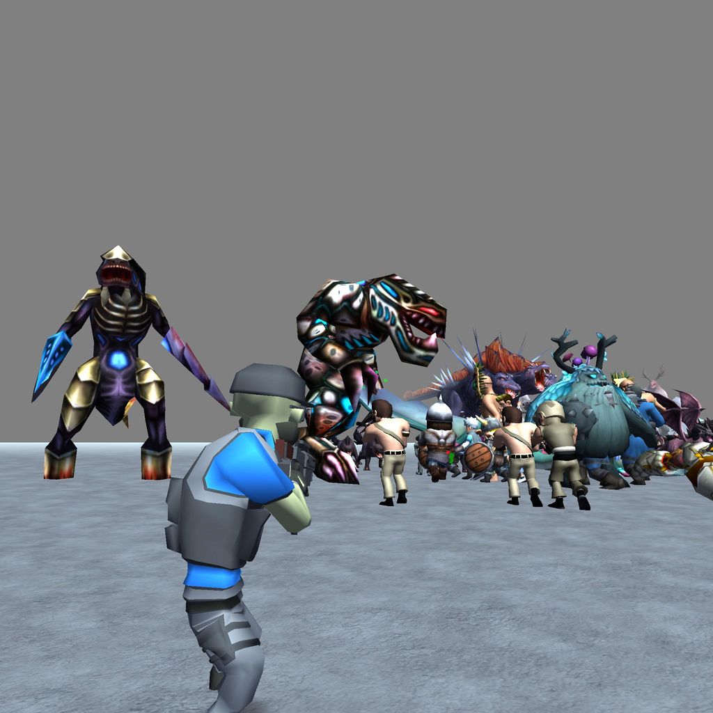 Unity Play | monsters VS humans game