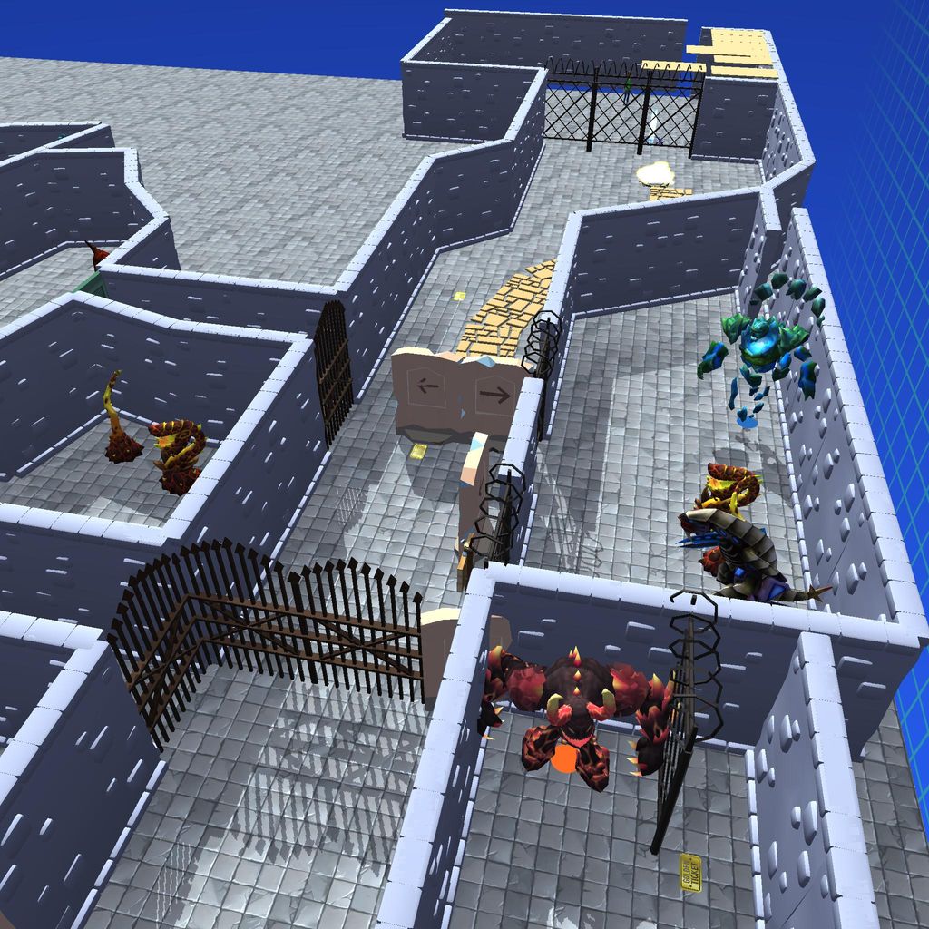 Unity Play | labirynt potwór game