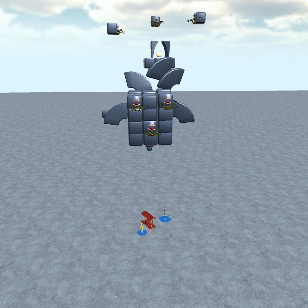 Unity Play | wither storm boss fight game
