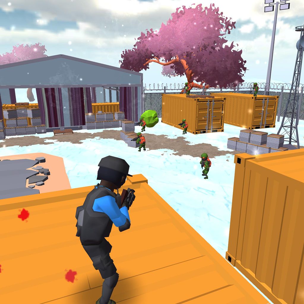 Unity Play | war of blue team and Red team game