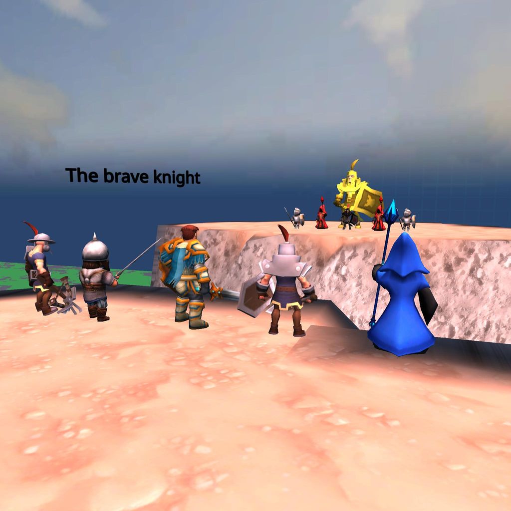 Unity Play | The brave knight part 1 game
