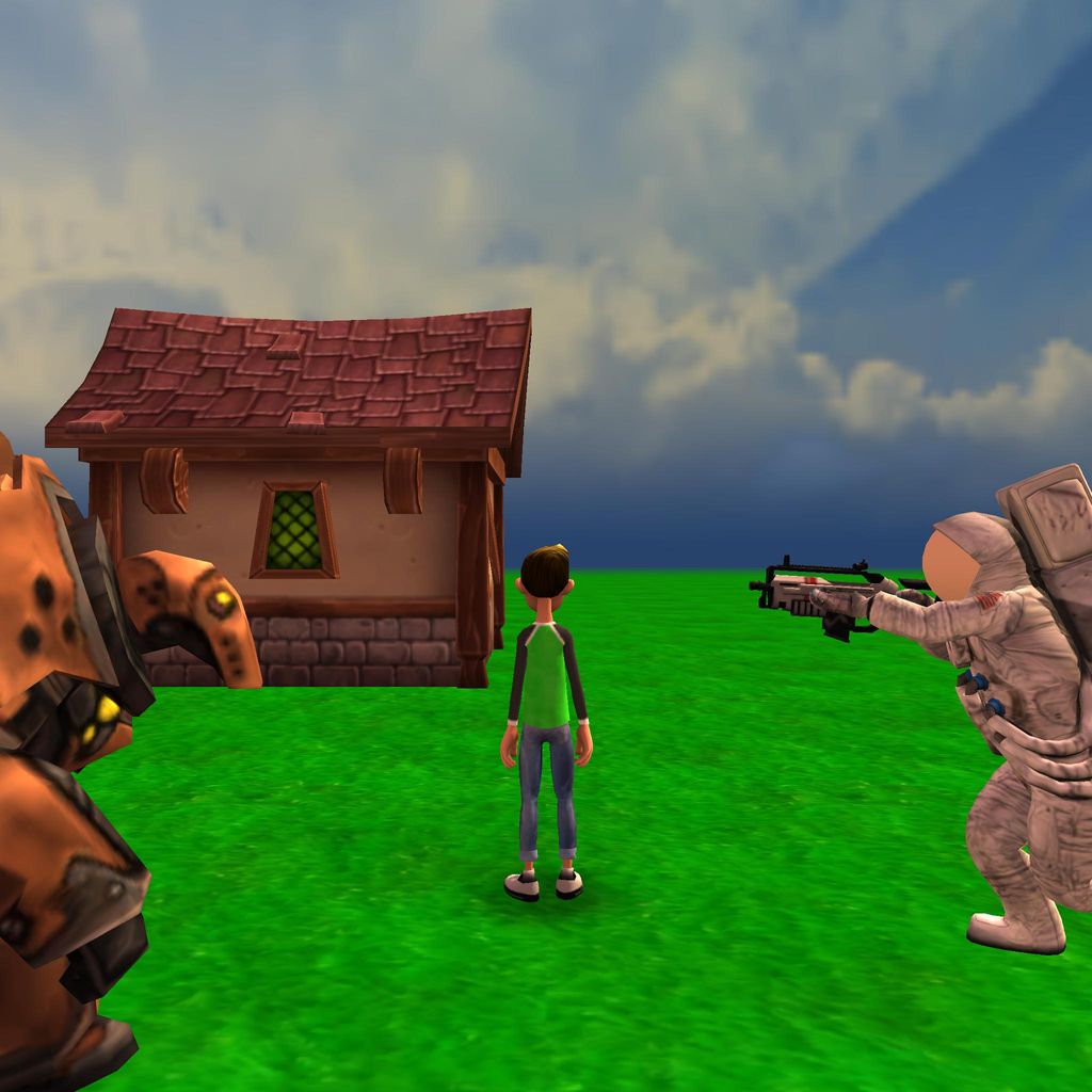 Unity Play | Humandroid City game