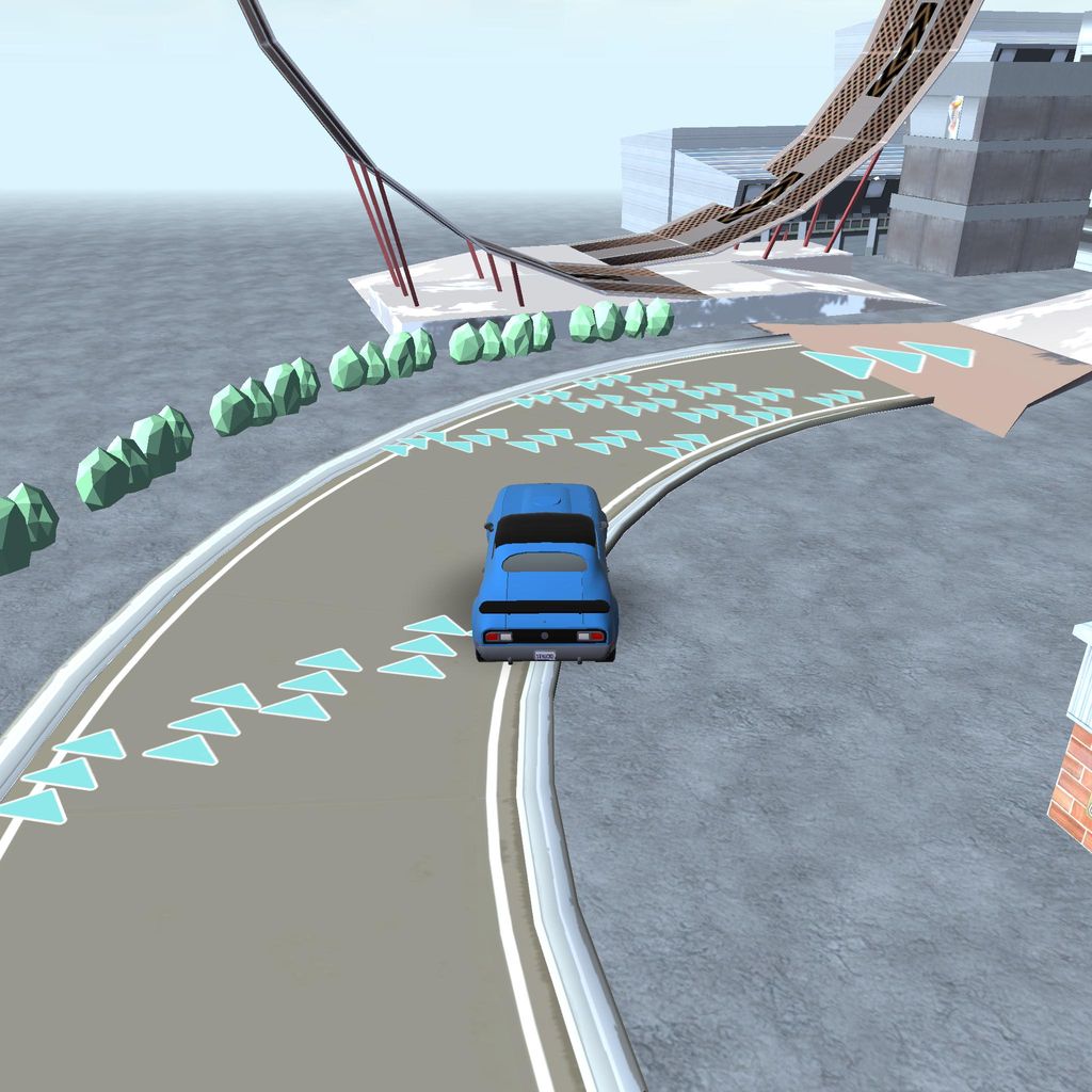 Unity Play | crazy car circuit map game
