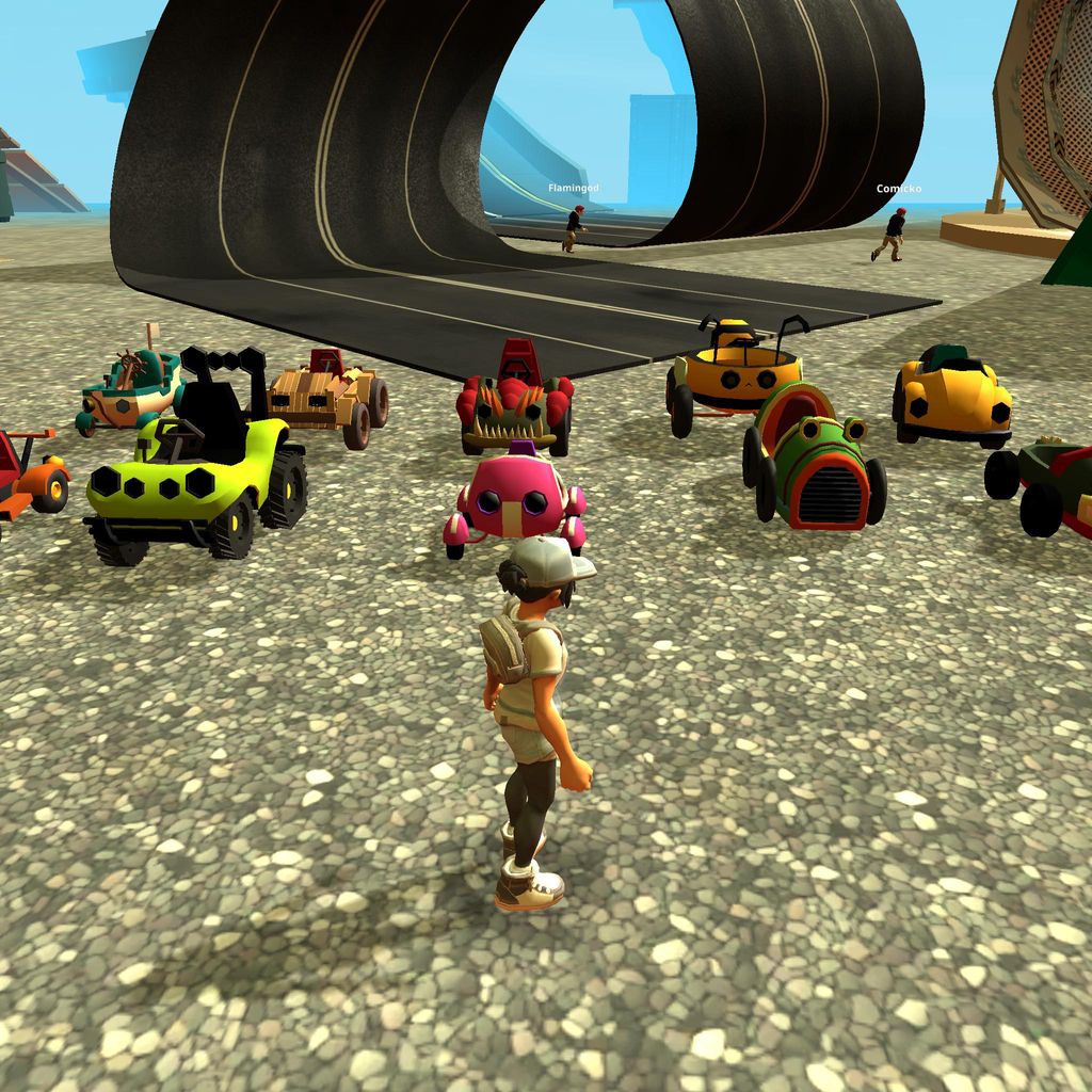 Unity Play | Junk yard gokart stunt park game