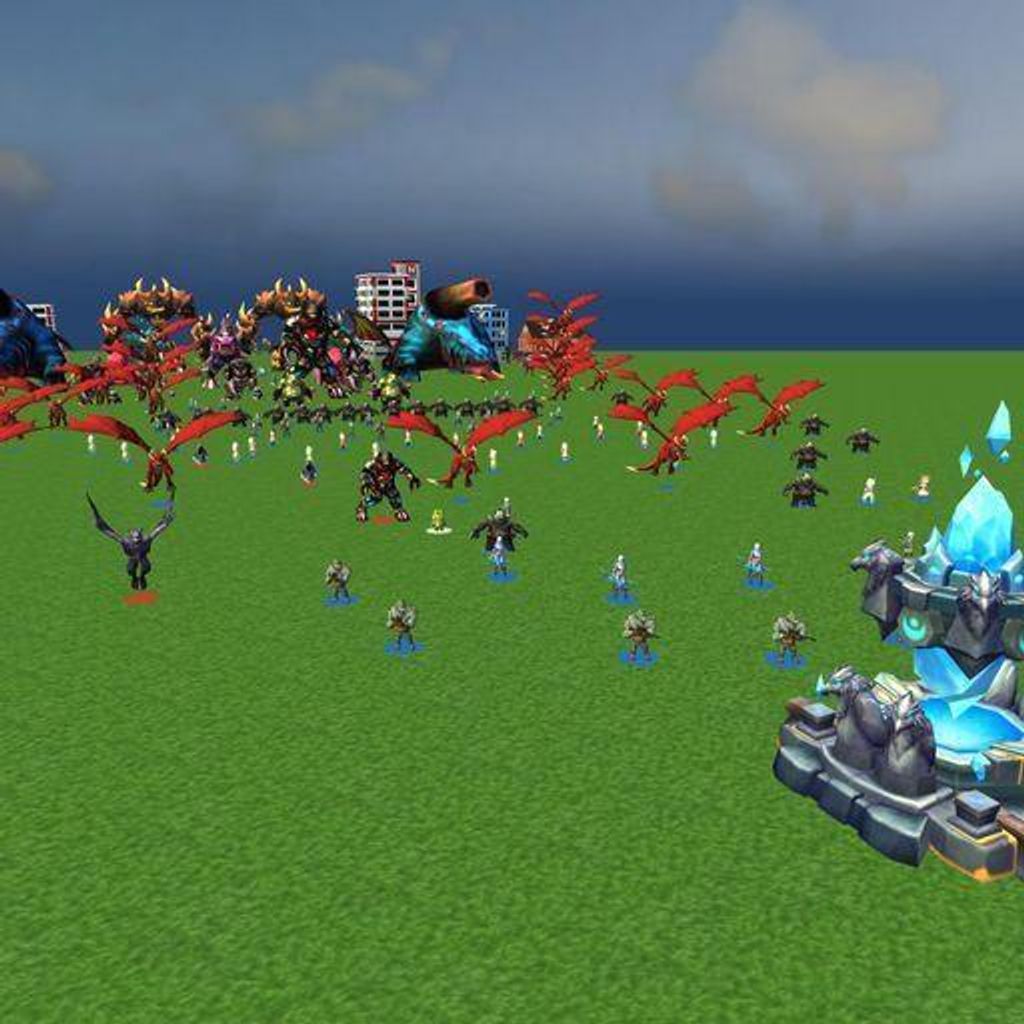 Unity Play | monsters versus human game