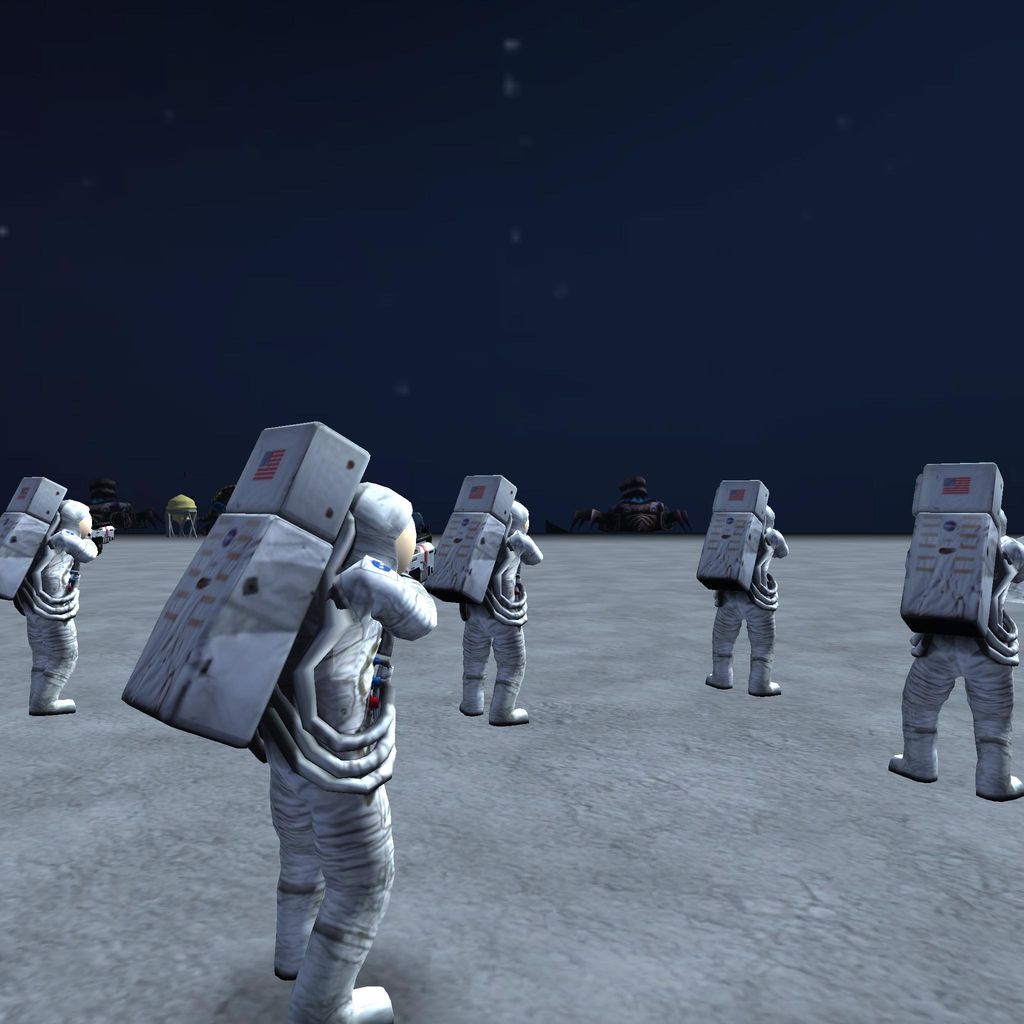 Unity Play | astronauts vs aliens game