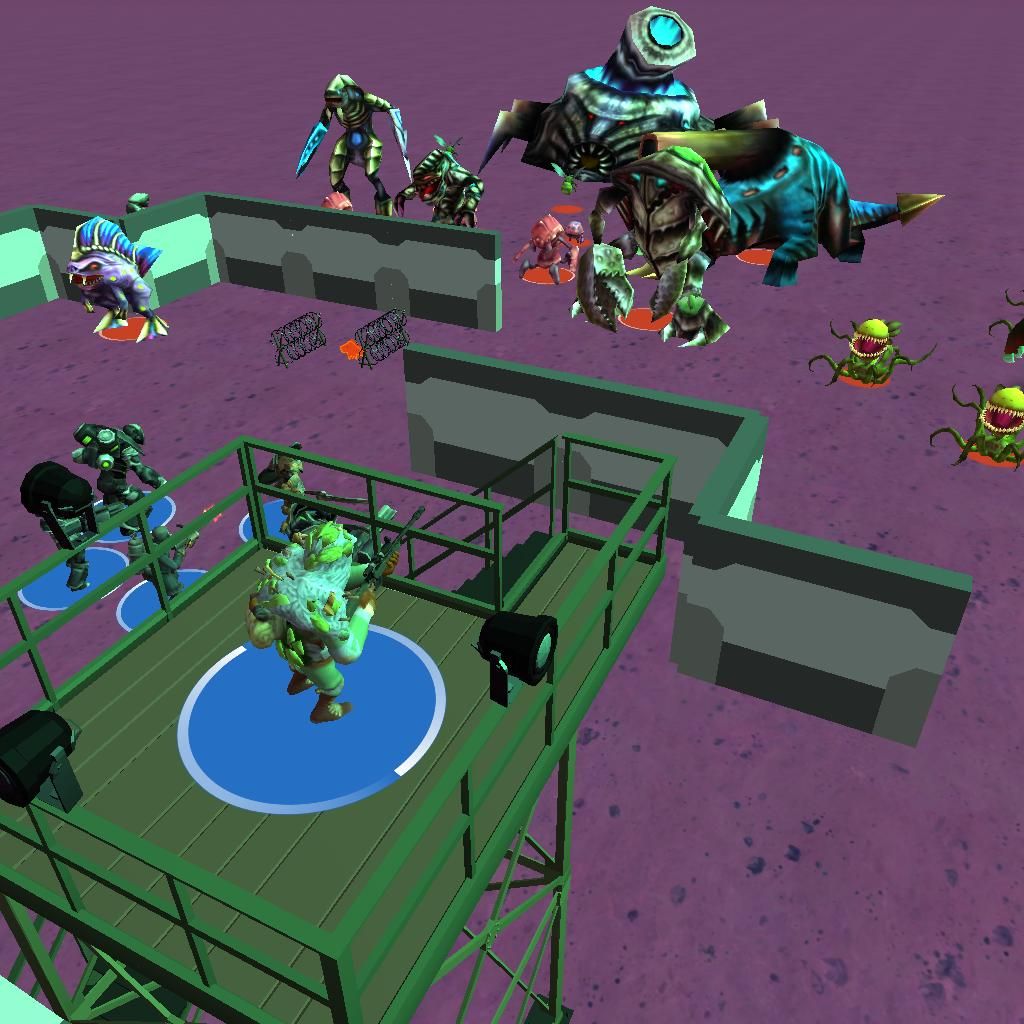 Unity Play | code extermination:kill all alien game