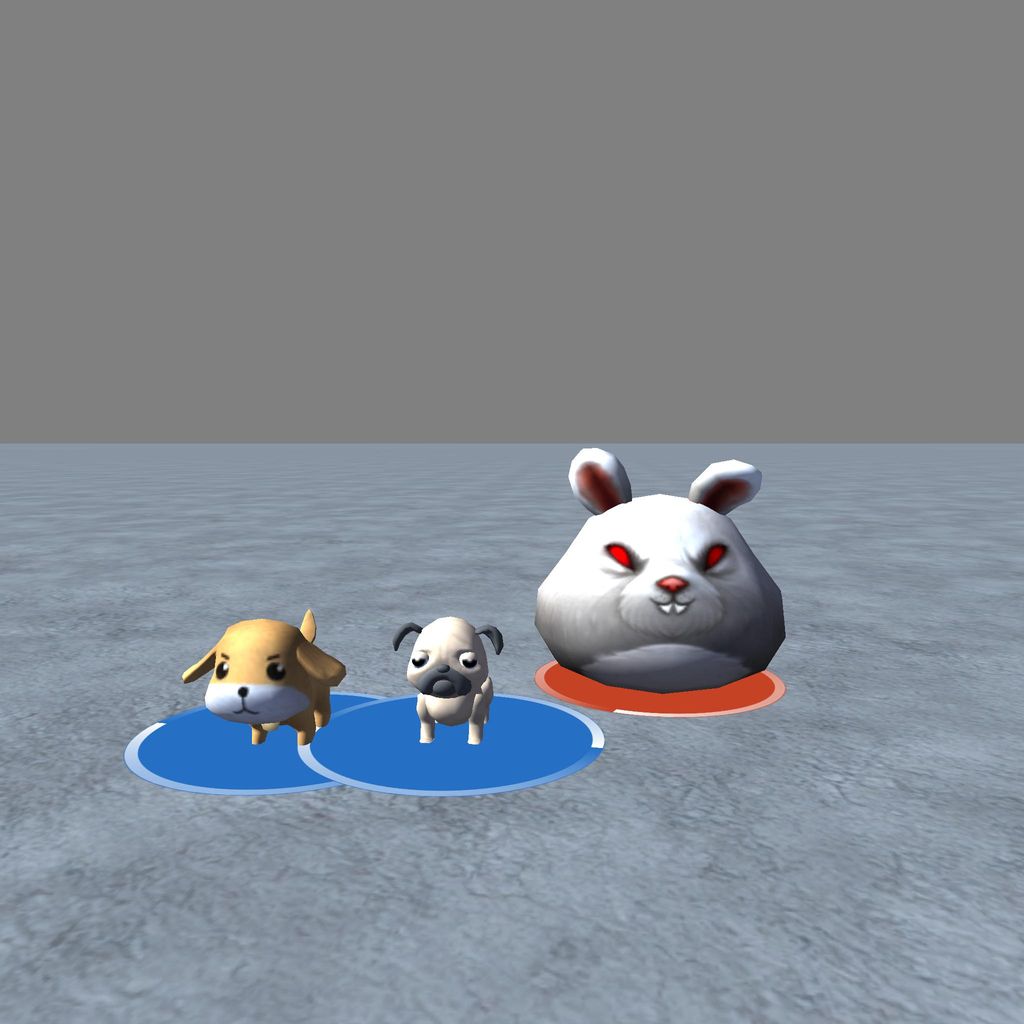 Unity Play | Dogs vs Evil Bunny Prank Cute Dogs Maymo game