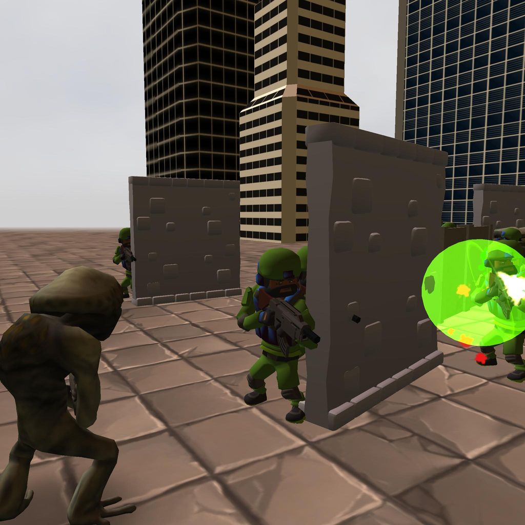 Unity Play | Agent vs Alien (agent hunt-alien hunt) game