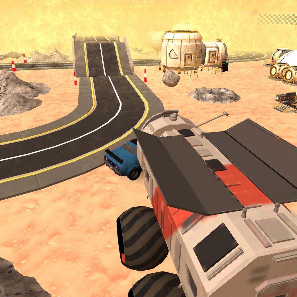 Unity Play | racing in mars game