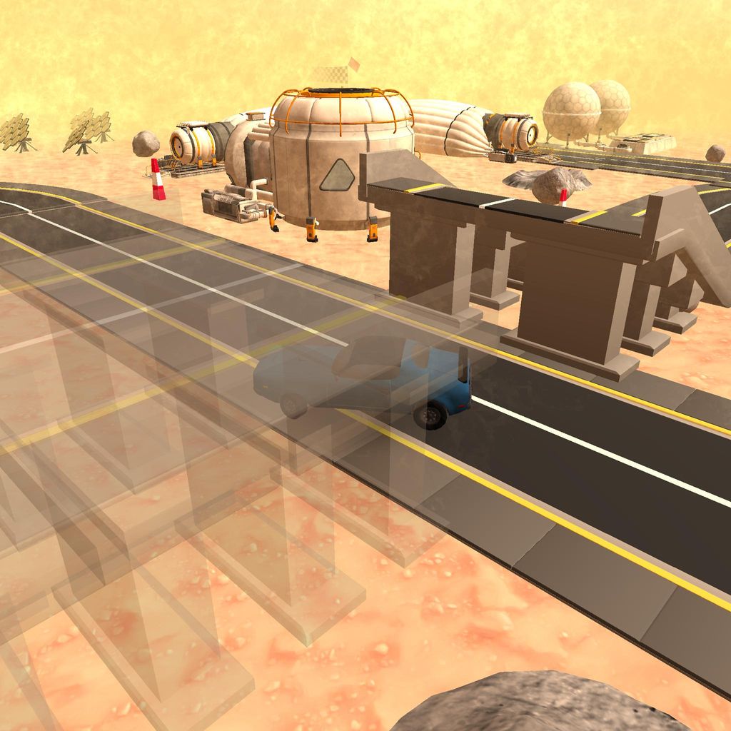 Unity Play | car game in the mars game