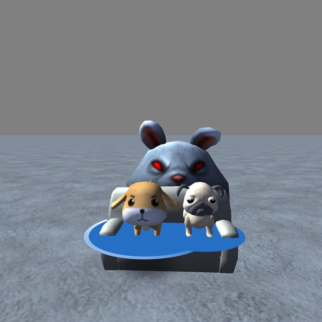 Unity Play | Dogs vs Creepy Easter Bunny Cute Dogs Maymo game