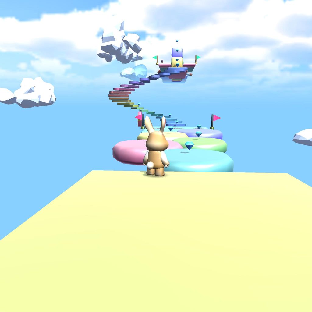 Unity Play | rabbit race game