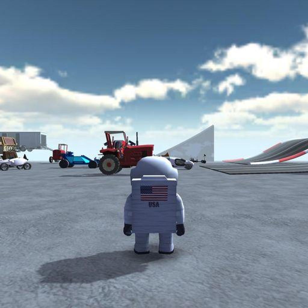Unity Play | Weird car ramping game game