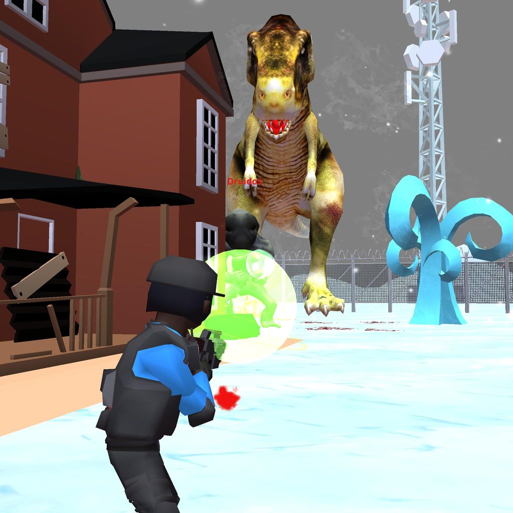 Unity Play | monster vs 1 humans game